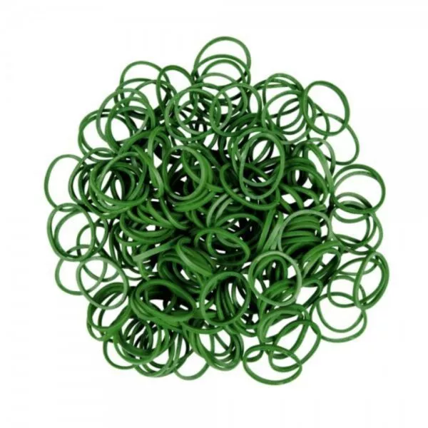 Elastice Rainbow Loom Standard Verde inchis 600 buc2