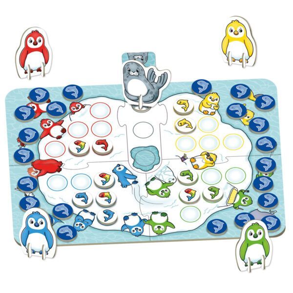 Joc de societate Pinguini Mici si Flamanzi HUNGRY LITTLE PENGUINS - imagine 3