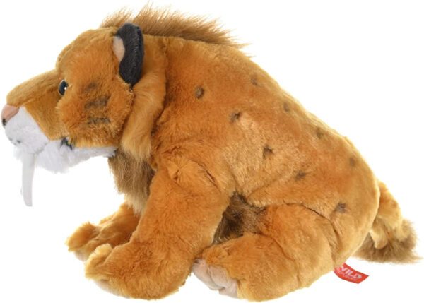 Smilodon - Jucarie Plus Wild Republic 30 cm - imagine 3