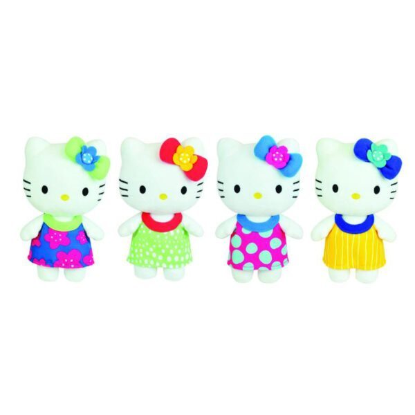 Jucarie Plus Jemini 20cm Hello Kitty Floricele Roz - imagine 4