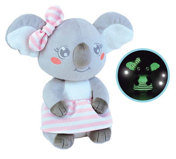 Jucarie Plus Jemini Fosforescenta 22cm Cally Mimi Koala - imagine 2