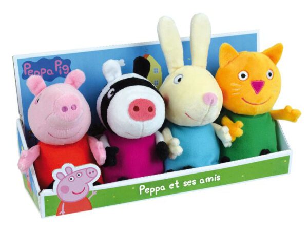 Set 4 Plusuri Jemini 17cm Peppa Pig Si Prietenii - imagine 2