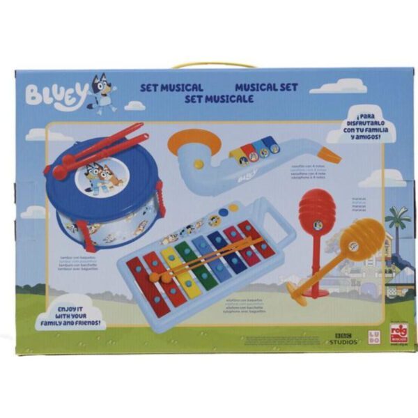 Set Xilofon, Tamburina, Saxofon si Maracas Bluey - imagine 3