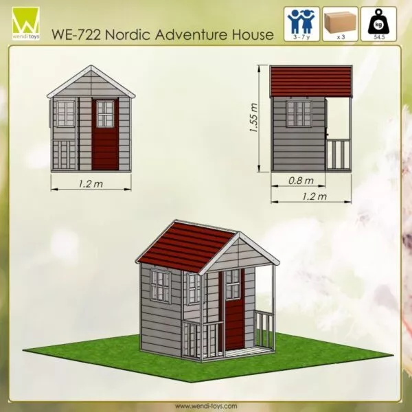 casuta de gradina nordic adventure house m6 4