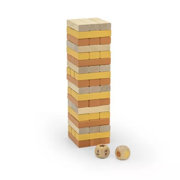 joc jenga in culori calde polarb viga