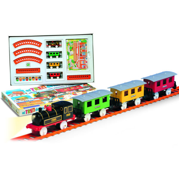 pequetren set trenulet electric the peques 7028