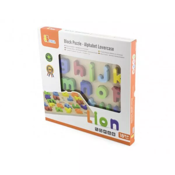 puzzle 3d litere mici viga