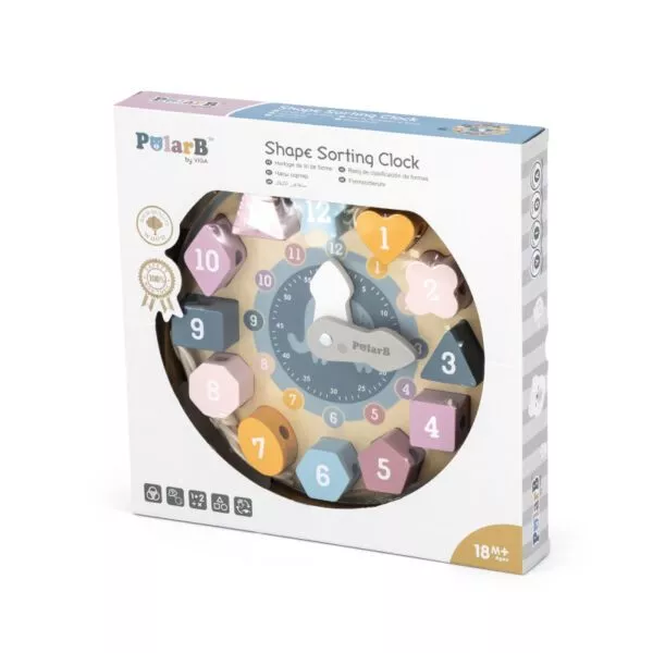 puzzle cu ceas sortator polarb viga