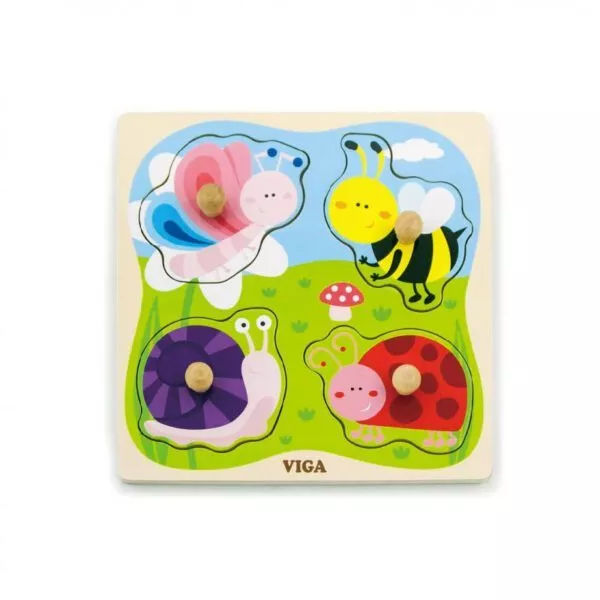 puzzle cu manere insecte viga