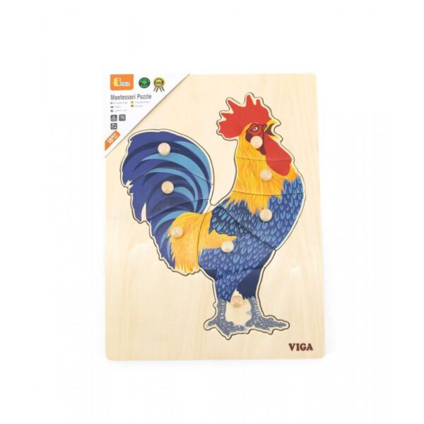 Puzzle Montessori Cocos Viga - imagine 4