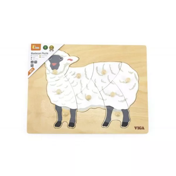 puzzle montessori oaie viga 2