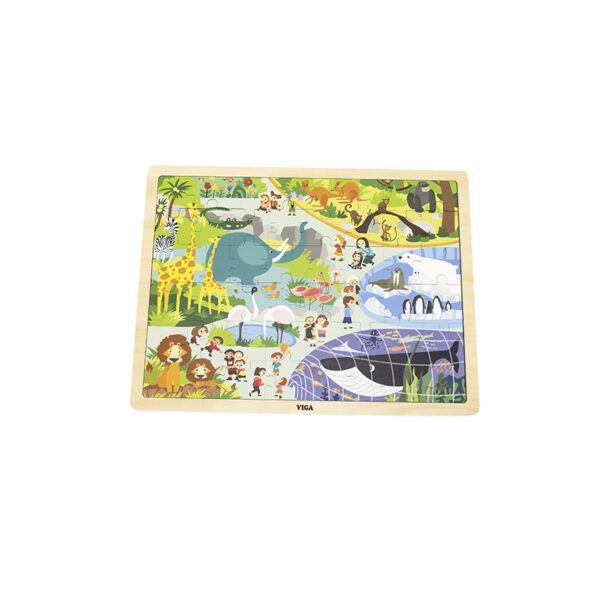 Puzzle Zoo 48 de piese Viga - imagine 2